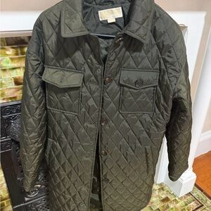 Michael Kors Quilted Olive Jacket